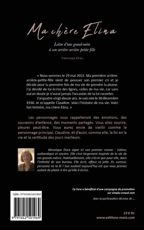 Ma chère Elina - Lettre d’une grand-mère à son arrière-arrière petite fille
