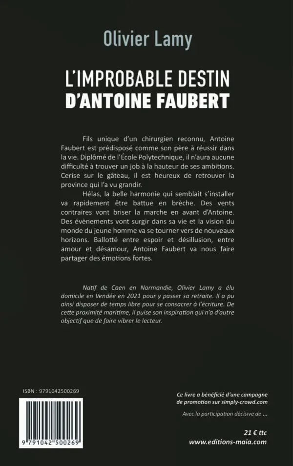 L’IMPROBABLE DESTIN D’ANTOINE FAUBERT