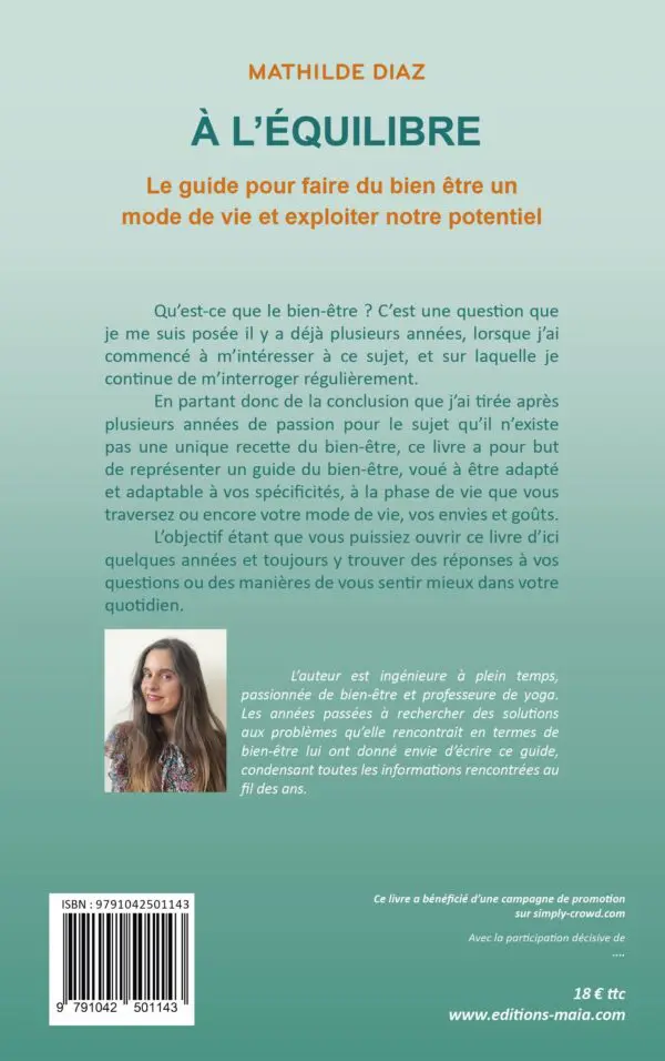A l’équilibre : le guide pour faire du bien-être un mode de vie et exploiter notre potentiel