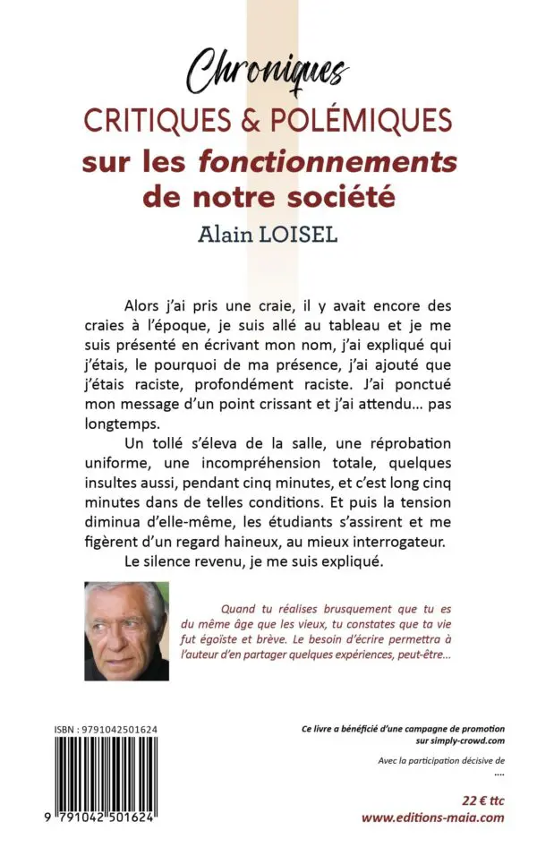 Chroniques - Critiques & Polémiques sur les fonctionnements de notre société