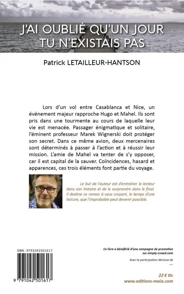 J’ai oublié qu’un jour tu n’existais pas