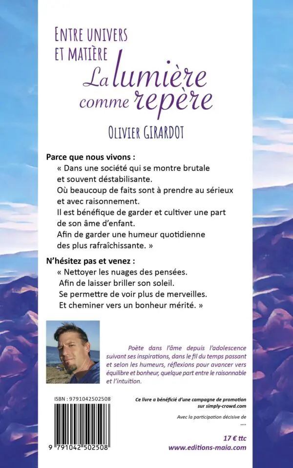 Entre univers et matière, la lumière comme repère