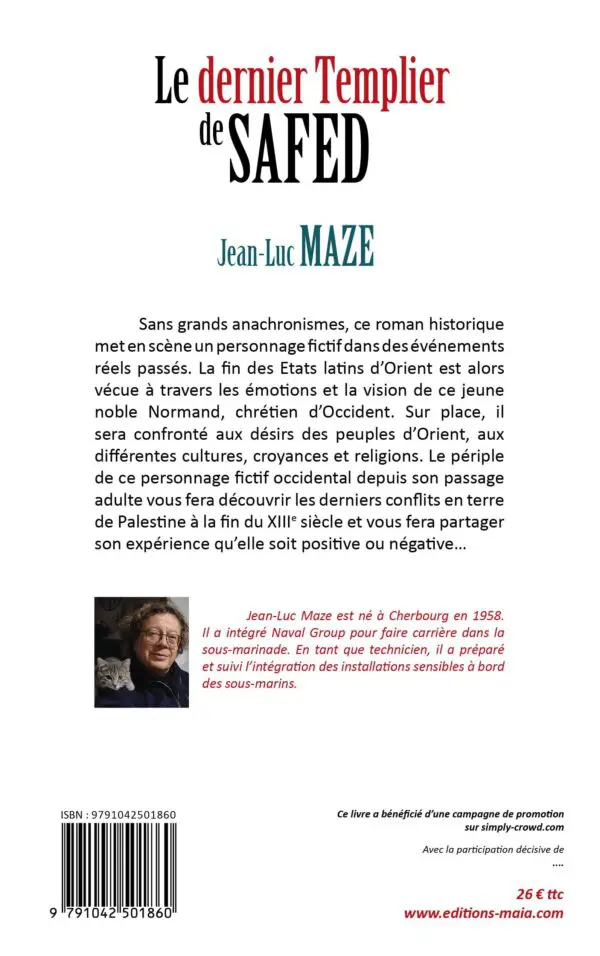 Le dernier Templier de Safed