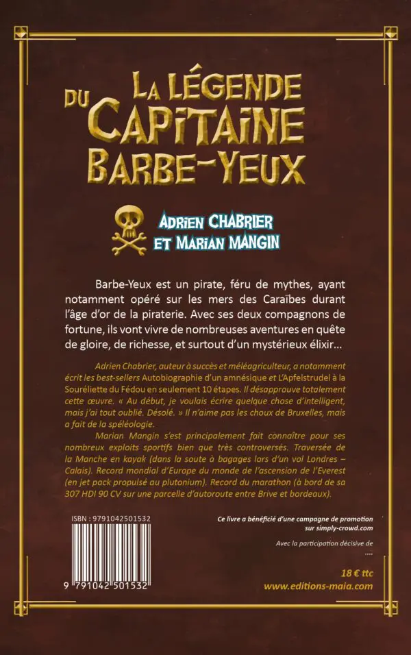 La légende du Capitaine Barbe-Yeux