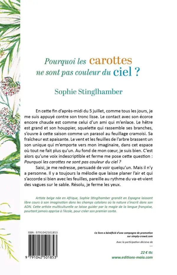 Pourquoi les carottes ne sont pas couleur du ciel ?