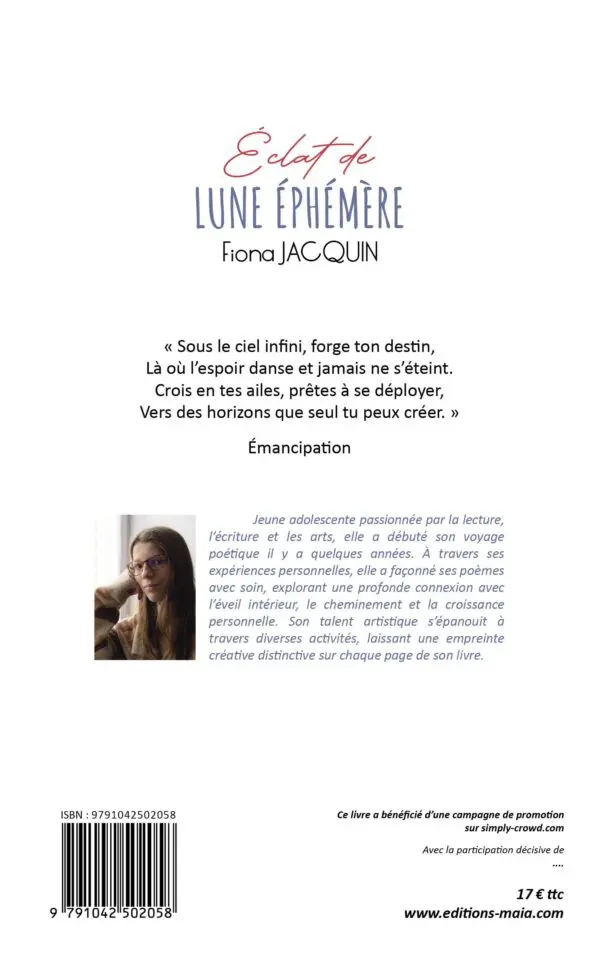 Éclat de lune éphémère