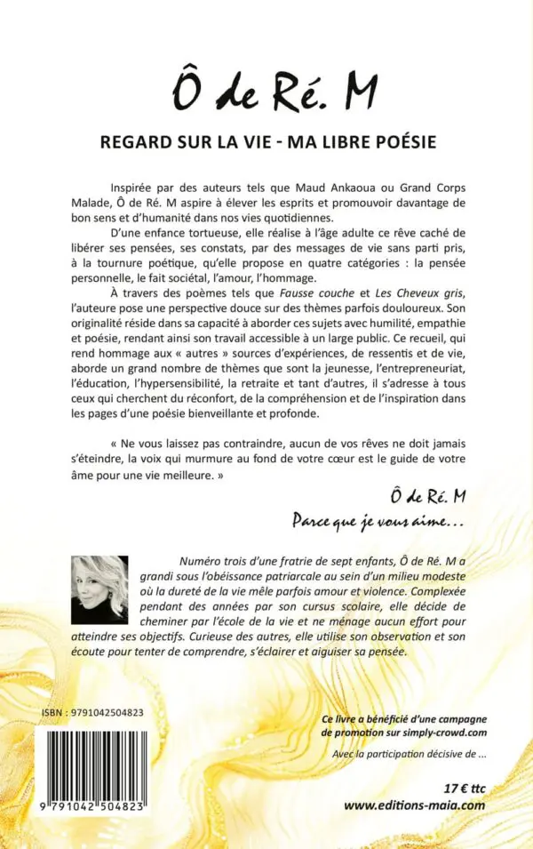 Regard sur la vie – Ma libre poésie
