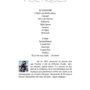 TENTATIVES POÉTIQUES