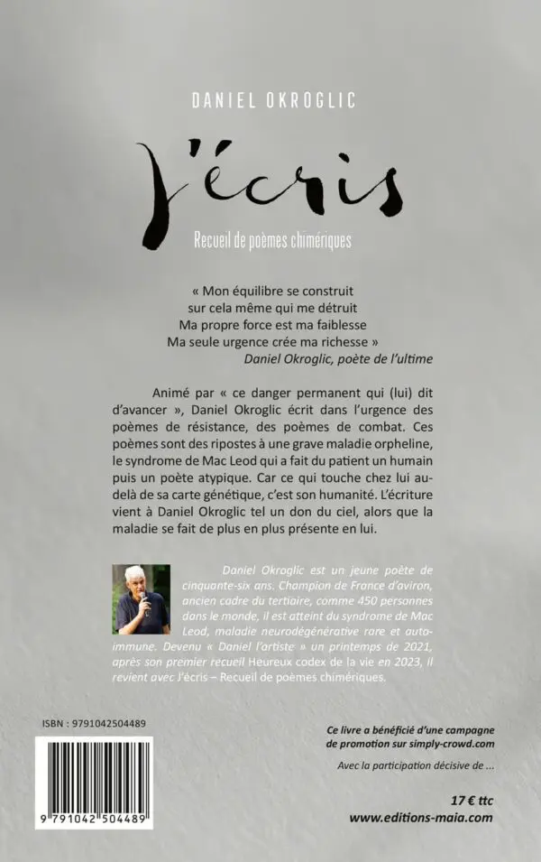 J’écris (Recueil de poèmes chimériques)