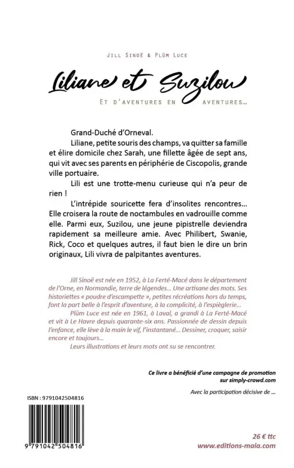Et d’aventures en aventures - LILIANE et SUZILOU