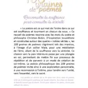 108 GRAINES DE POÈMES