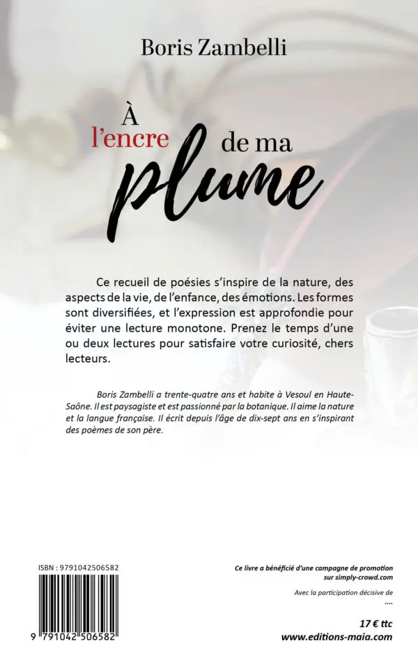À l'encre de ma plume