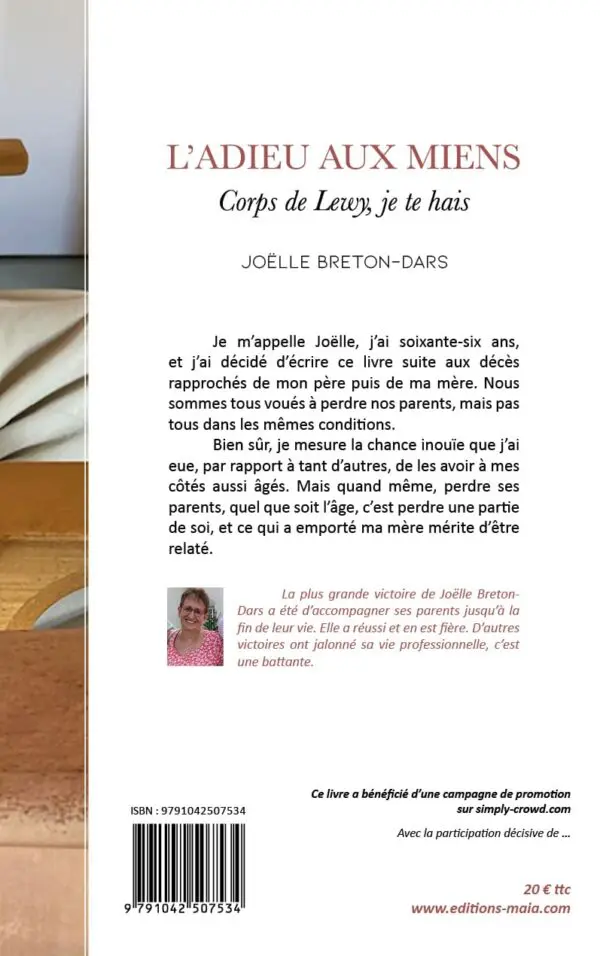 L’ADIEU AUX MIENS – Corps de Lewy, je te hais.