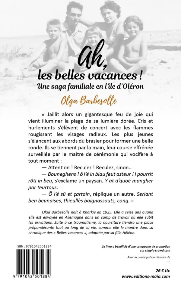 Ah, les Belles Vacances ! - Une saga familiale à Oléron