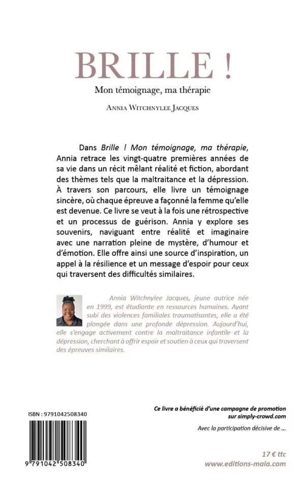 Brille ! Mon témoignage, ma thérapie