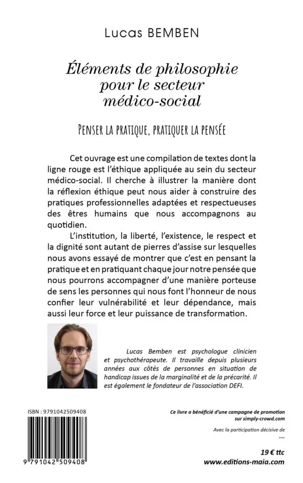 Éléments de philosophie pour le secteur médico-social