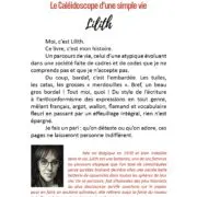 Catastrophiquement adorable. Le caléidoscope d’une simple vie.