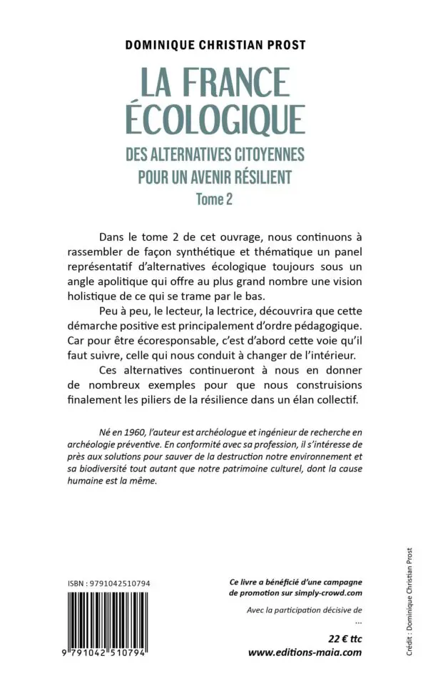 La France écologique des alternatives citoyennes pour un avenir résilient