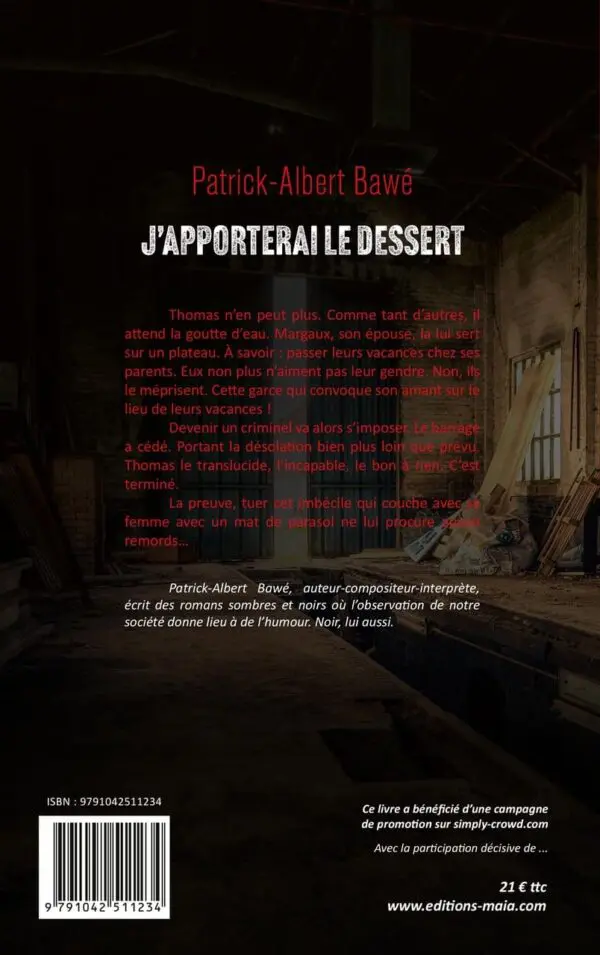 J’apporterai le dessert