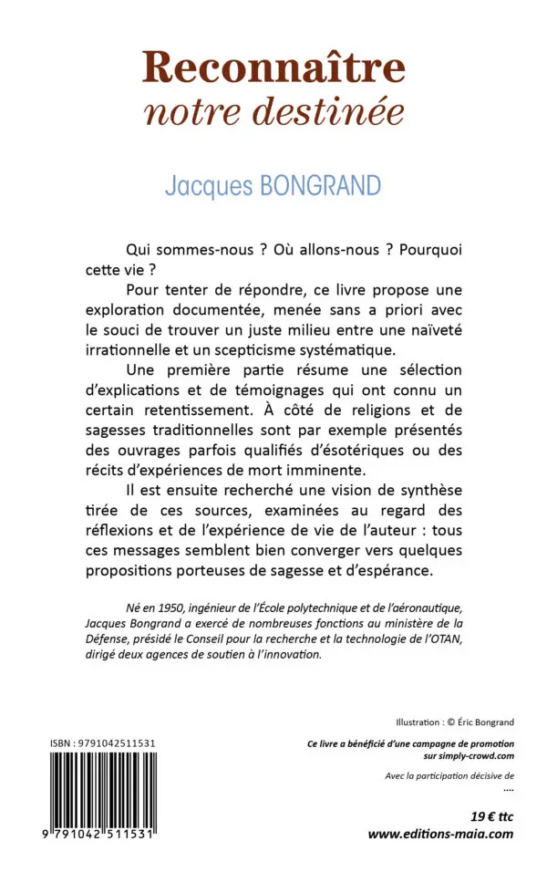 Reconnaître notre destinée