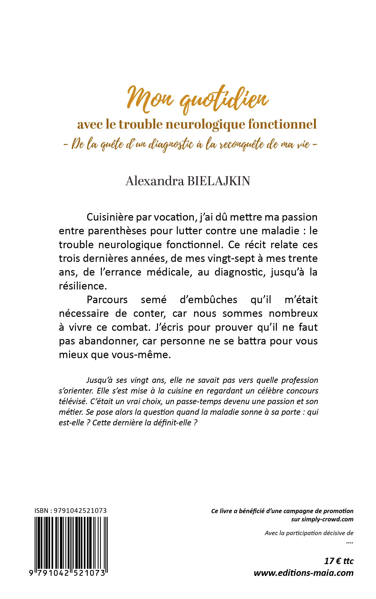 Mon quotidien avec le trouble neurologique fonctionnel
