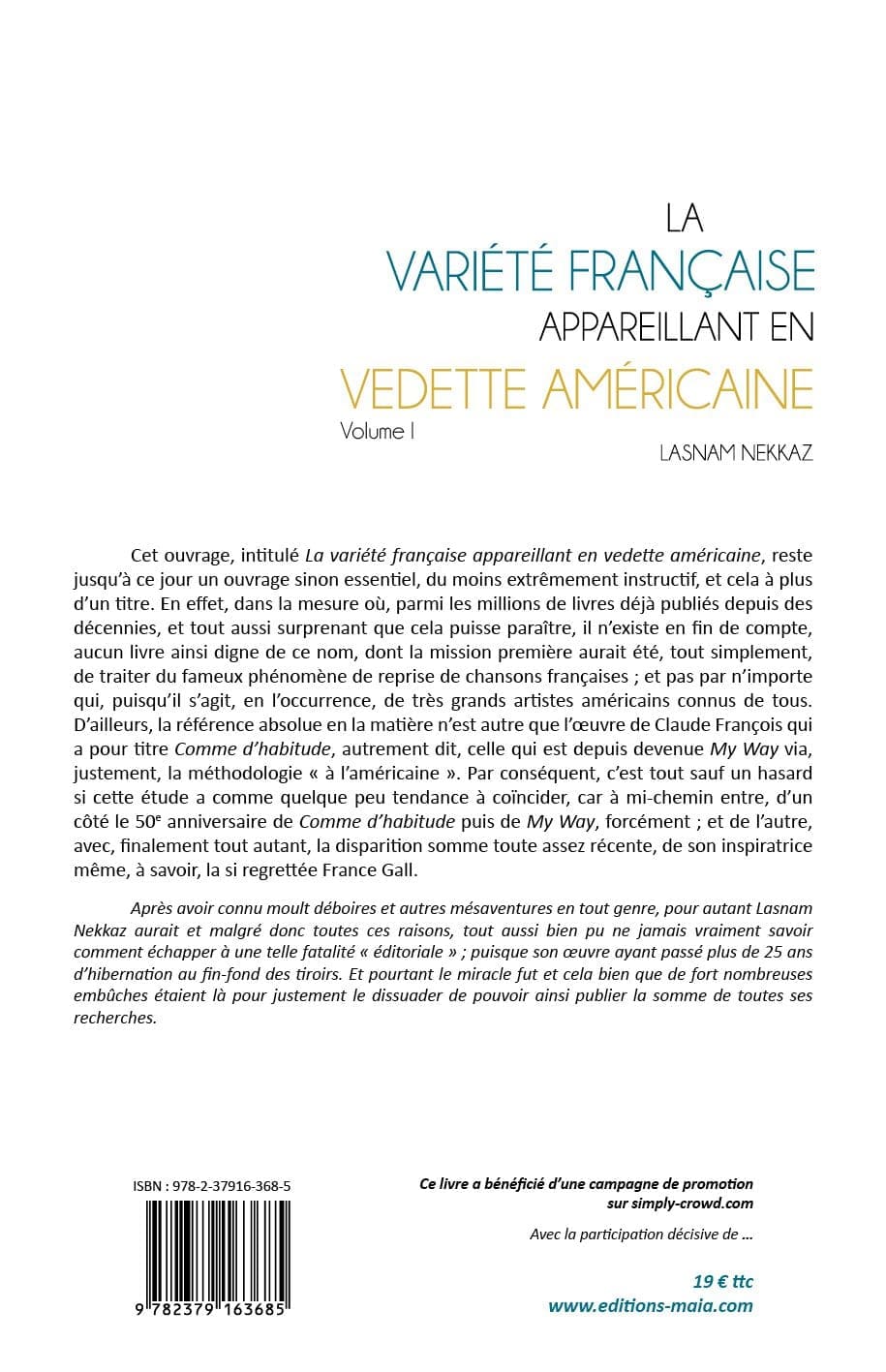 La variété française appareillant en vedette américaine – Simply Crowd