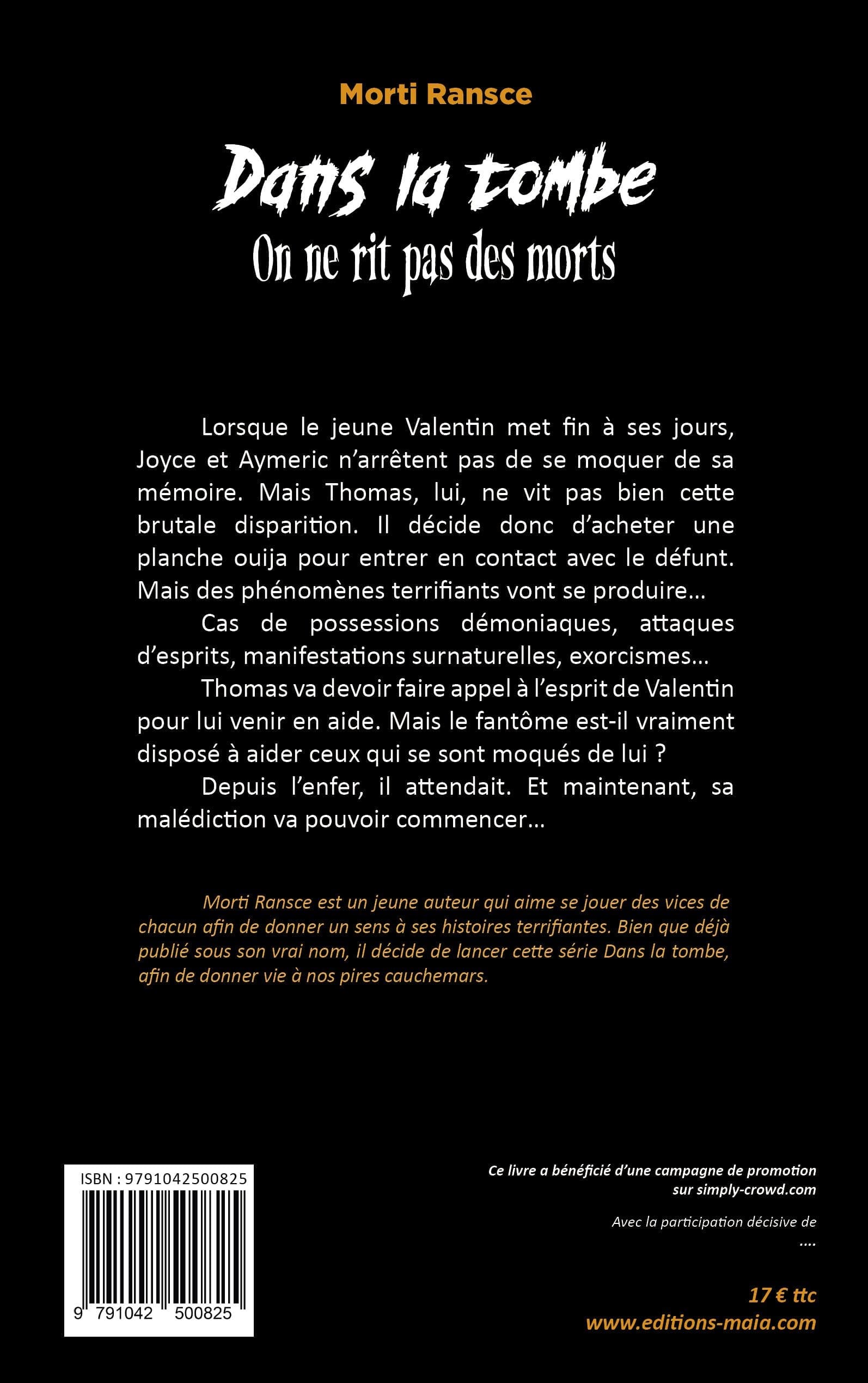 Dans la tombe : On ne rit pas des morts