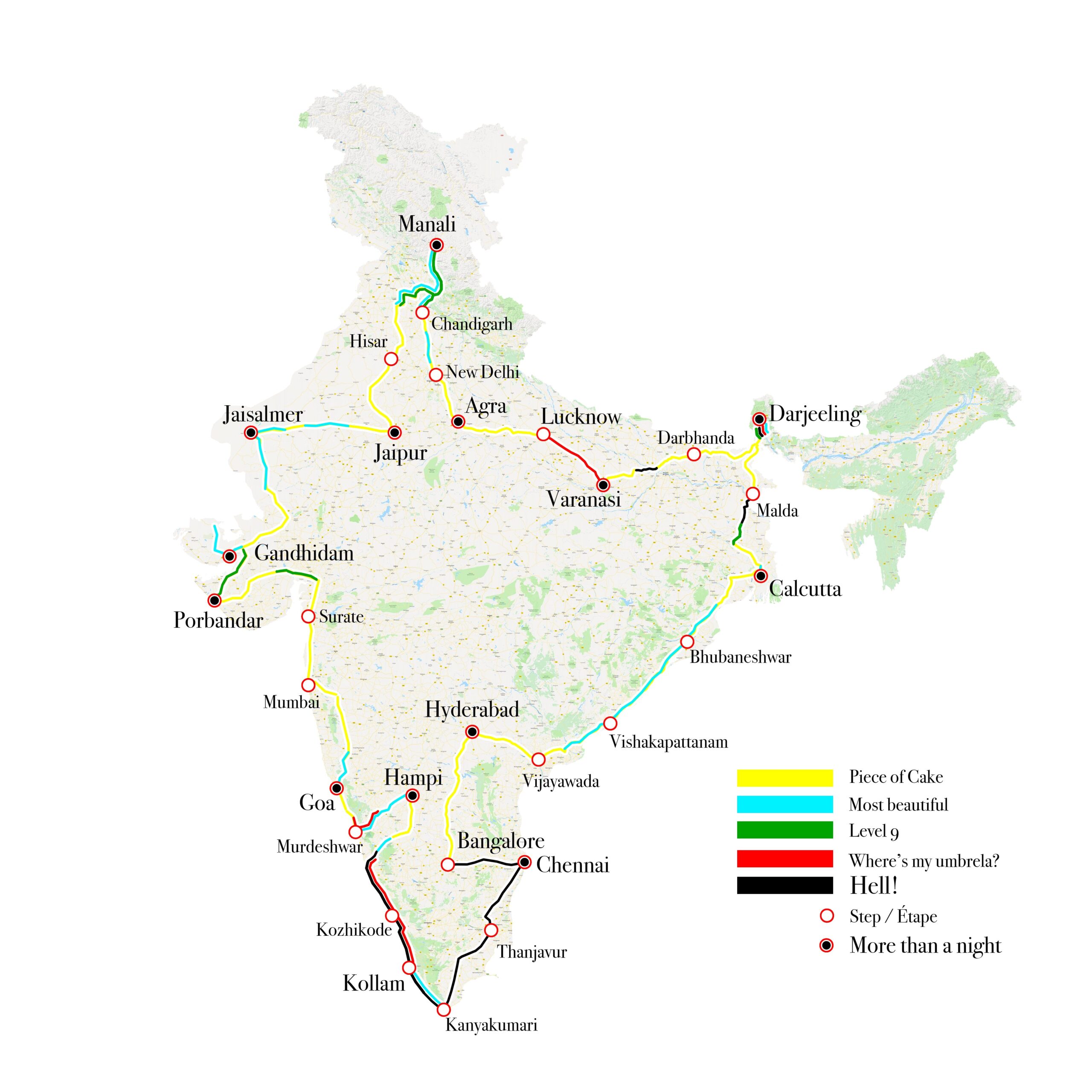 À l'intérieur de mon voyage