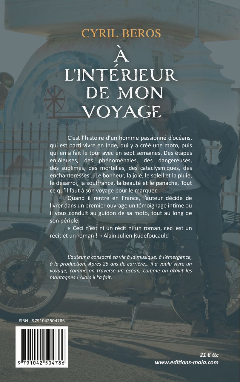 À l'intérieur de mon voyage