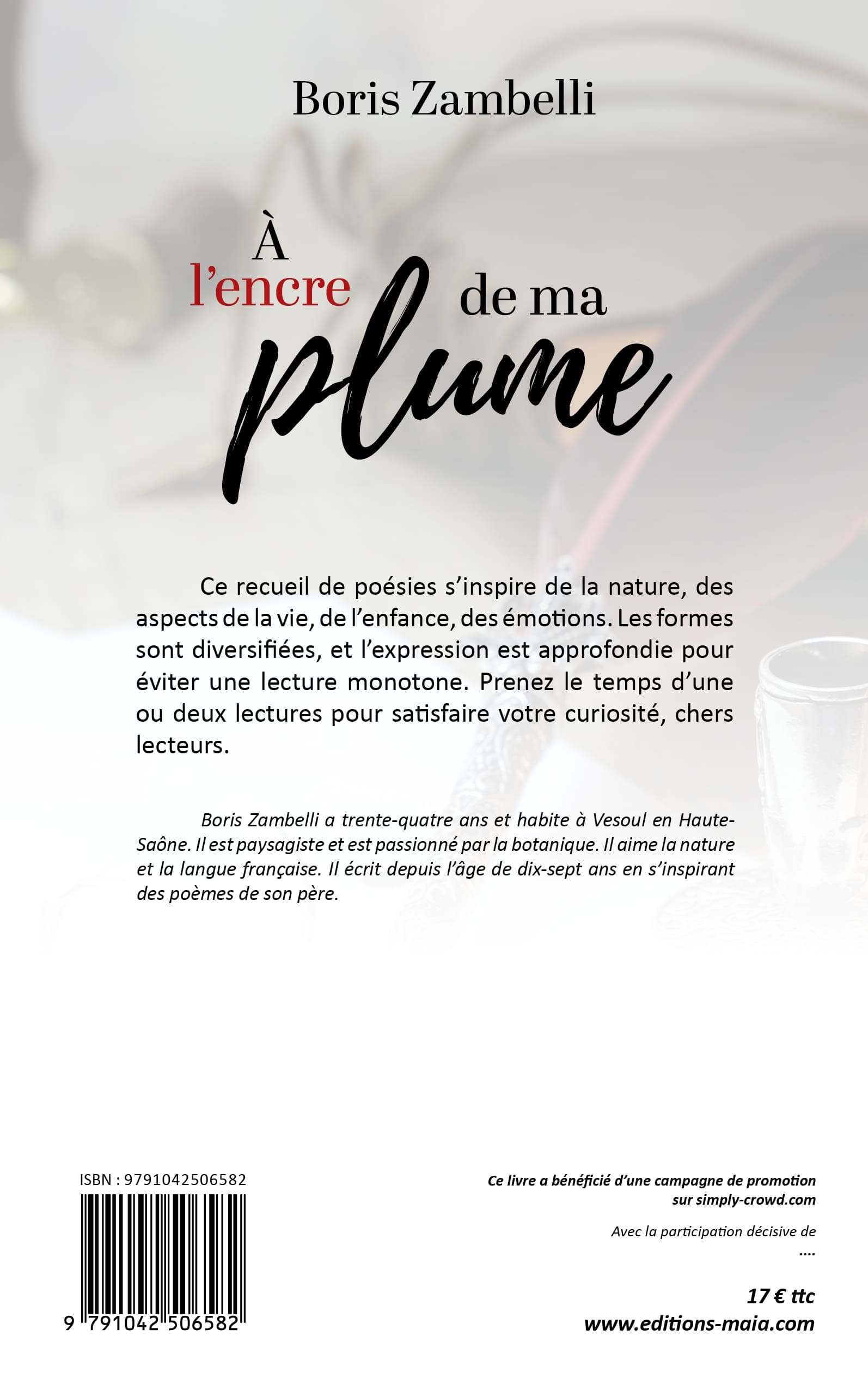 À l'encre de ma plume