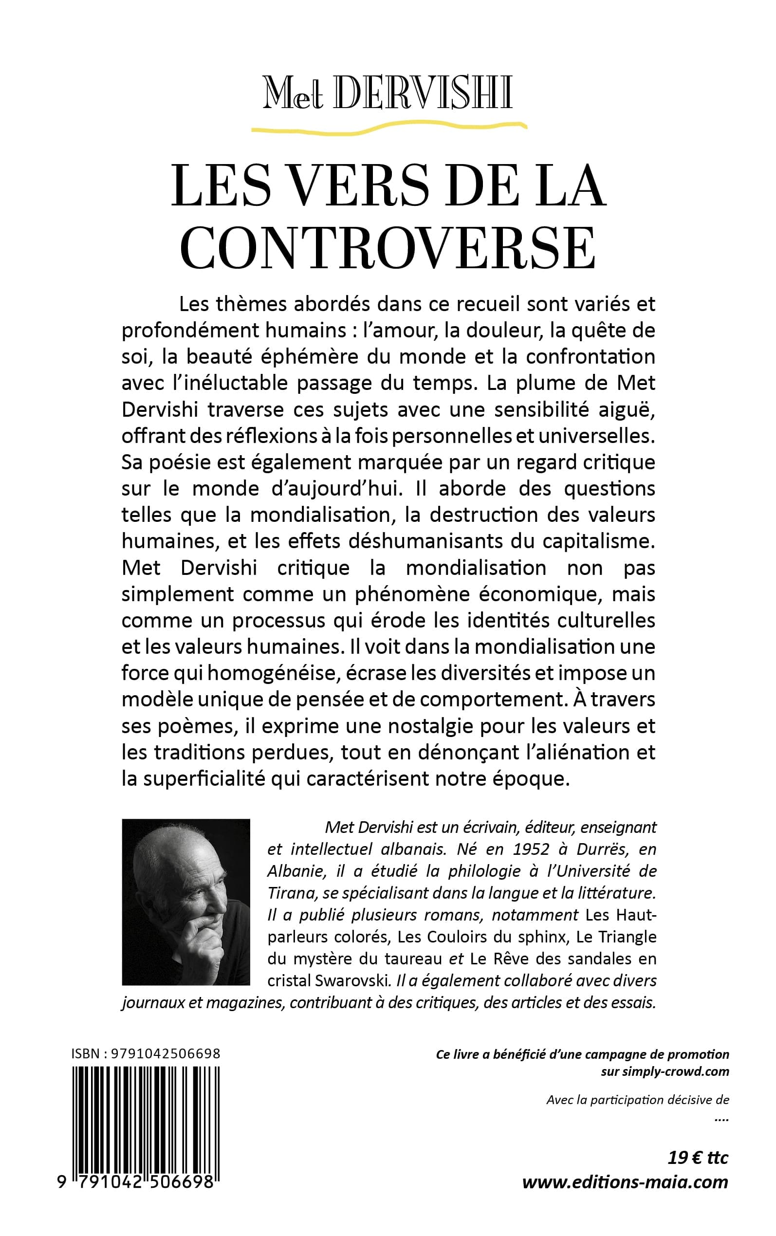 LES VERS DE LA CONTROVERSE