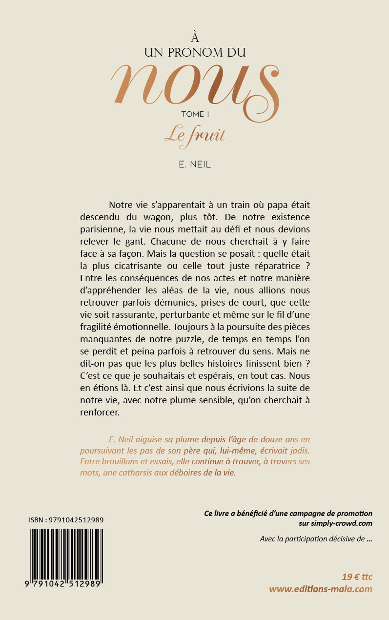 À un pronom du nous..