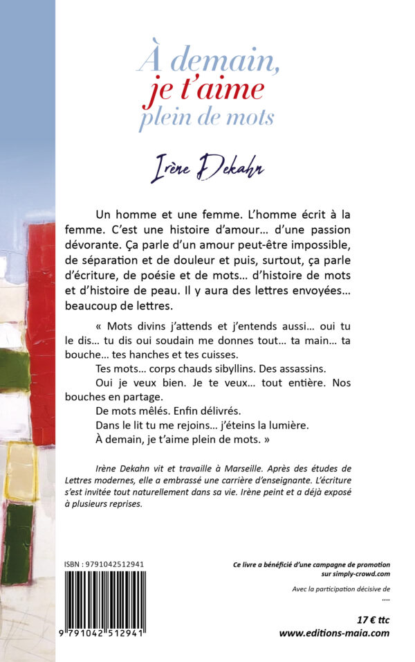 À demain, je t’aime plein de mots