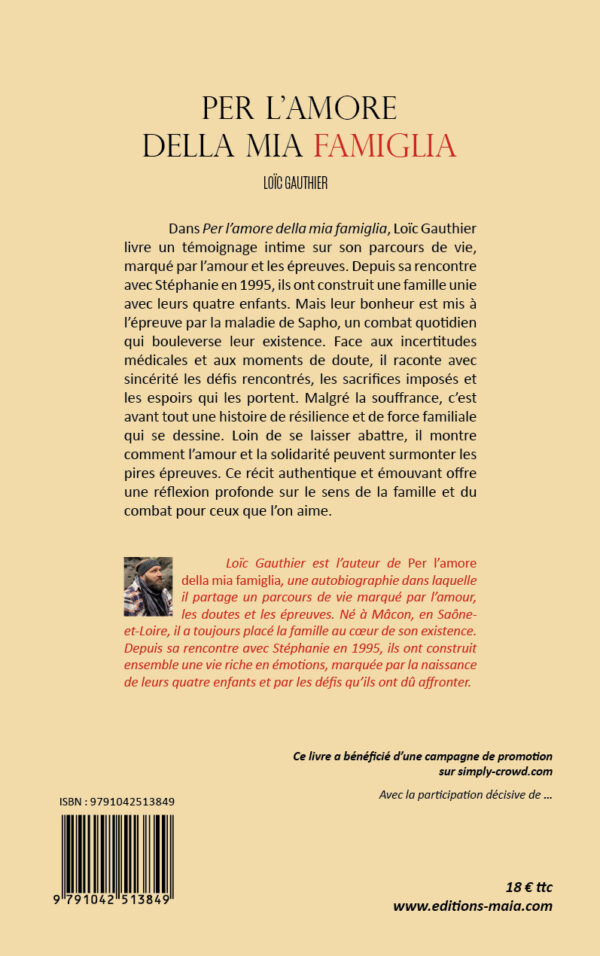 Per l’amore della mia famiglia
