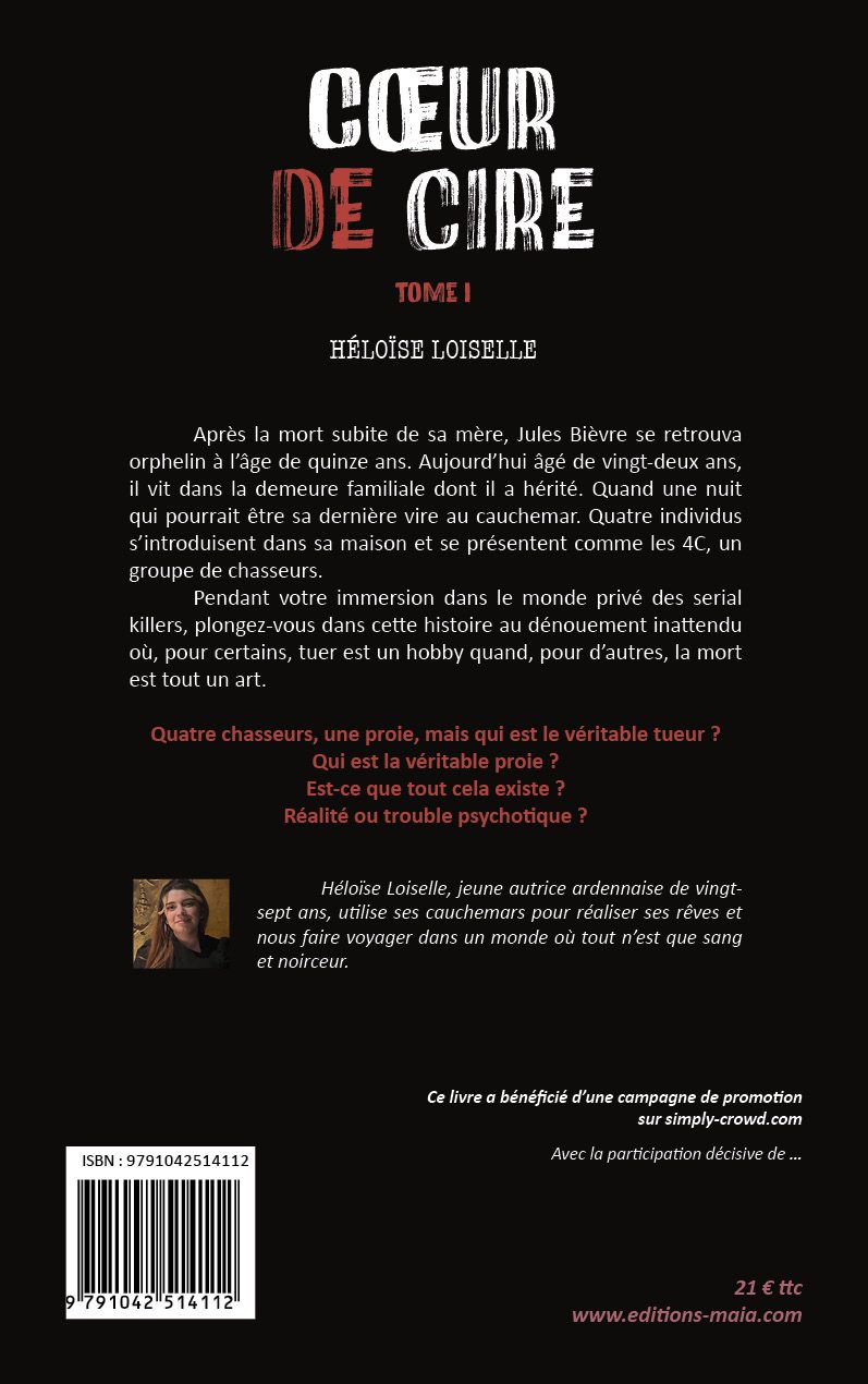 Coeur de cire, tome 1