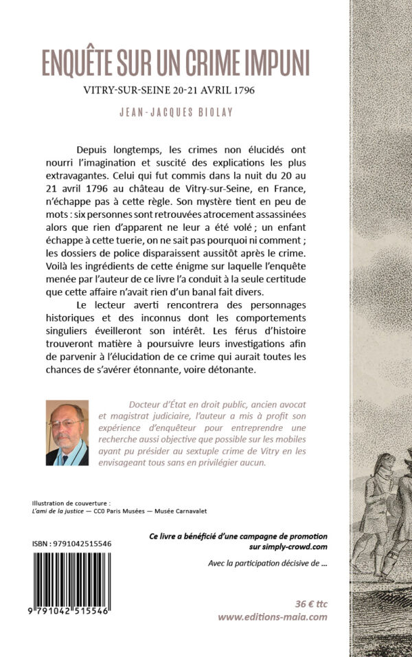 Enquête sur un crime impuni – Vitry-sur-Seine 20-21 Avril 1796