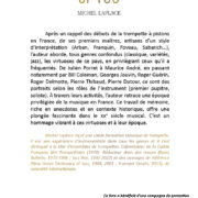 MEMORIES OF YOU. Mon monde de la trompette en France de Arban à Maurice André
