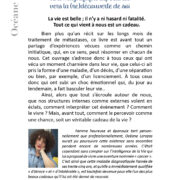 Un cancer à 35 ans : une chance