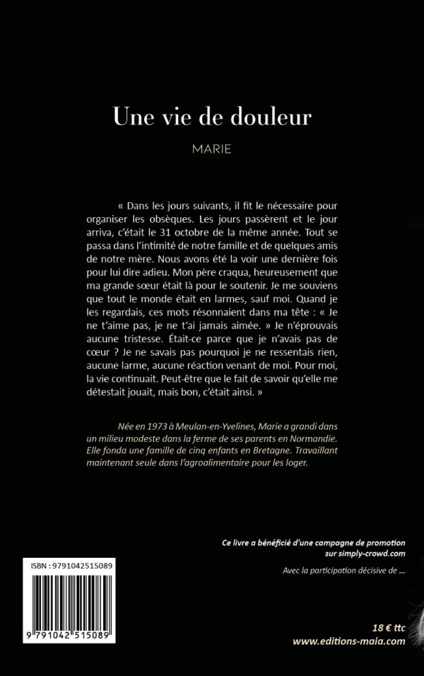 Une vie de douleur