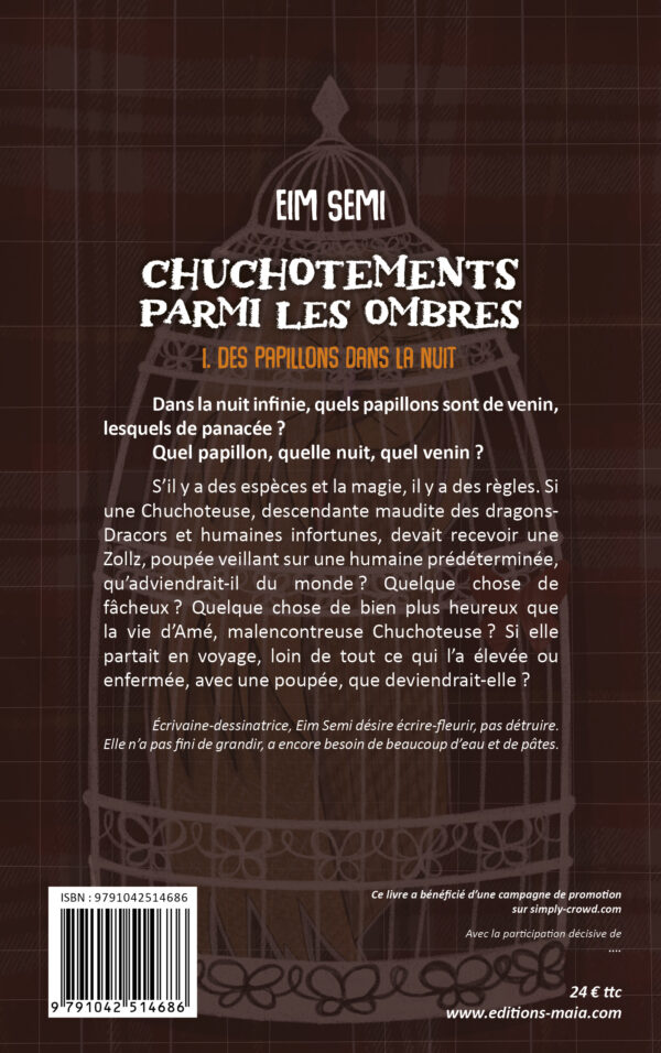Chuchotements parmi les Ombres - Des Papillons dans la nuit (tome 1)
