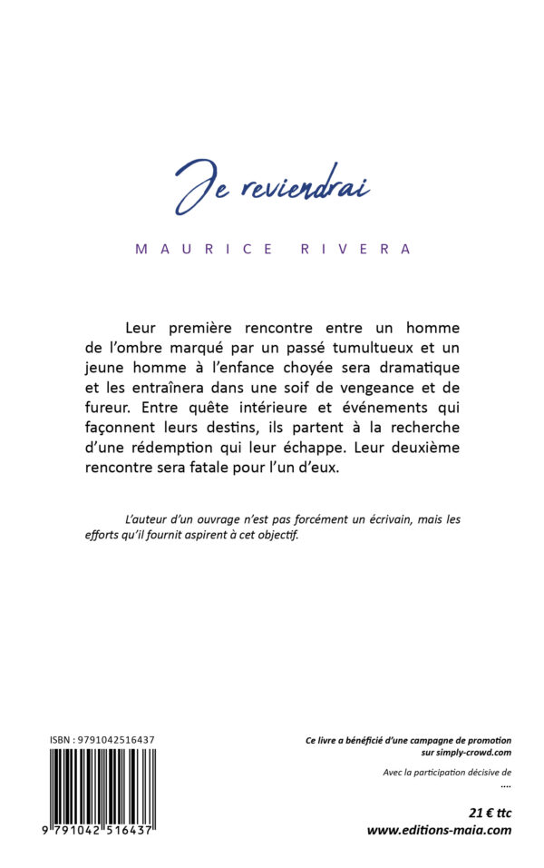 Je reviendrai