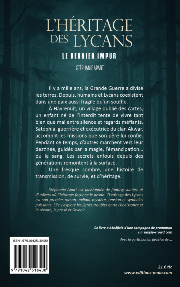 L'héritage des lycans - Le Dernier Impur (tome 1)